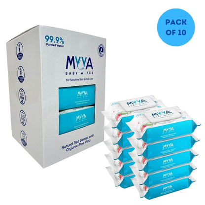 Myya Baby Wipes Pacl of 10 Box